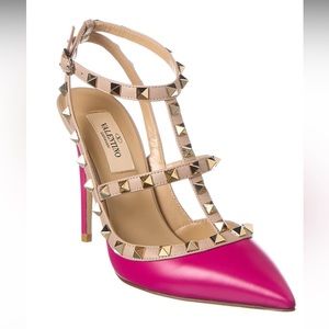 Valentino Rockstud Caged 100 Leather Pump EU38
